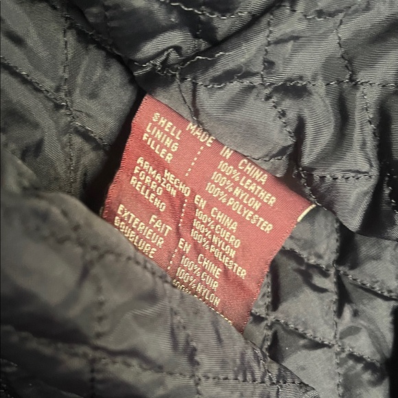 Vintage Colebrook classic bomber Black Leather Jacket for Men size XL - Picture 3 of 9